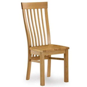 Ghế 5 Nan : 100% Gỗ Sồi + Mặt Ghế Gỗ 